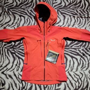NEW SALEWA ORTLES 2 GORE-TEX PRO HARDSHELL JACKET SMALL ORANGE